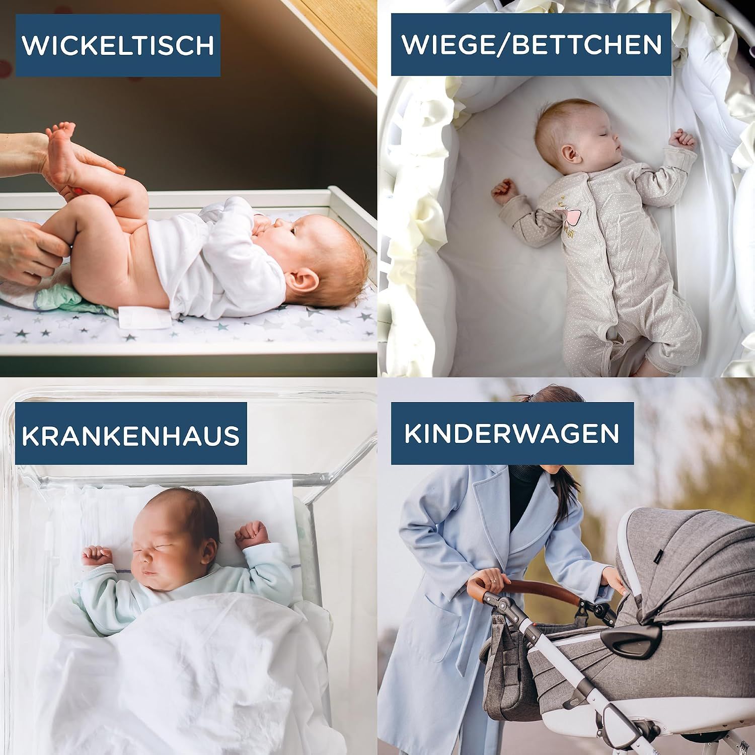KediLife Einweg-Wickelunterlagen für Neugeborene 40x60