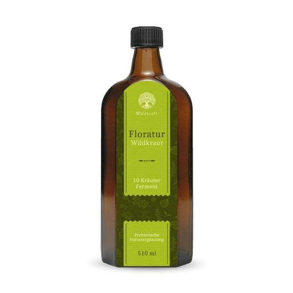 Waldkraft Floratur Wildkraut 10 Kräuter Ferment 510ml - 510 Milliliter