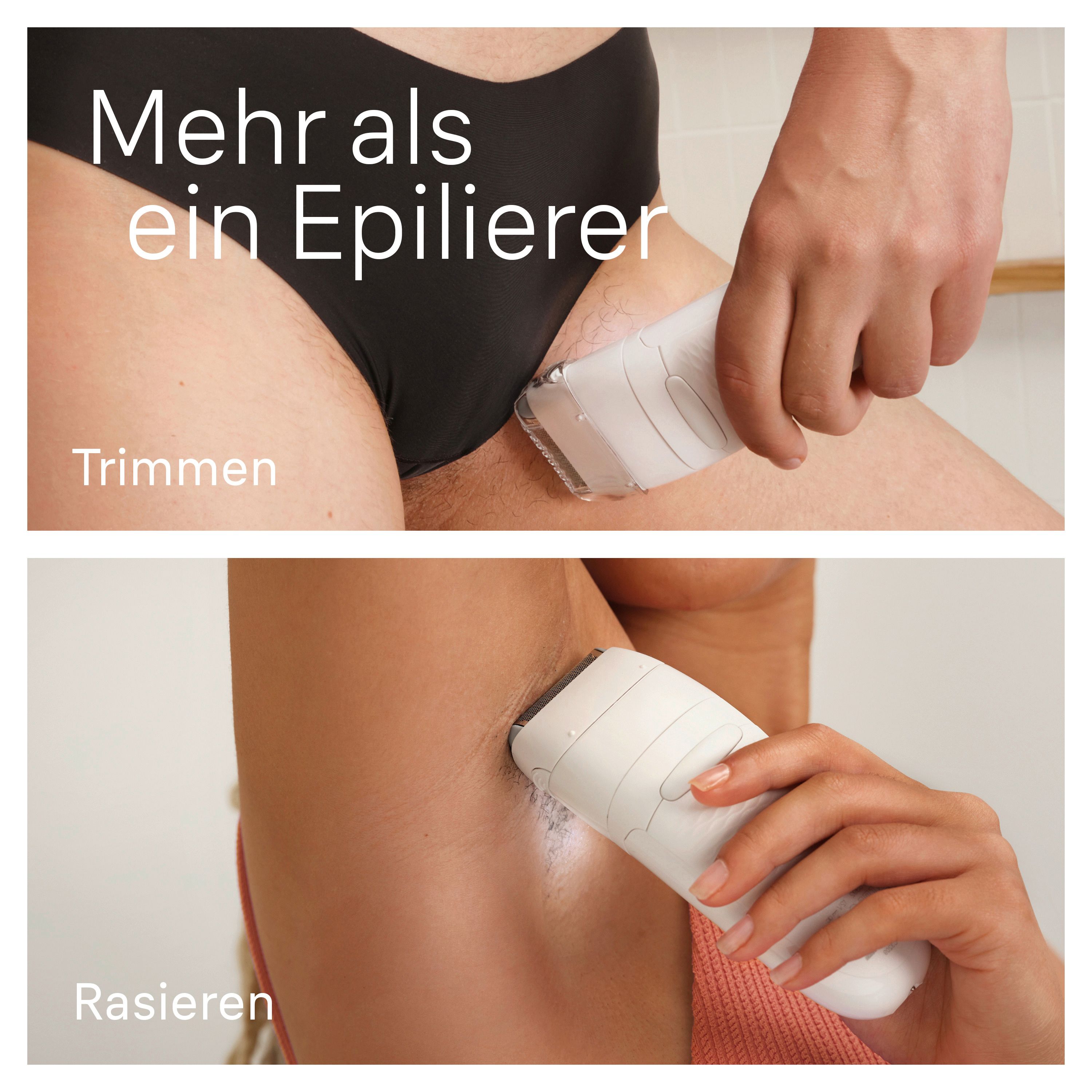 Braun - Epilierer "Silk-épil 7-041" in Weiß/Silber