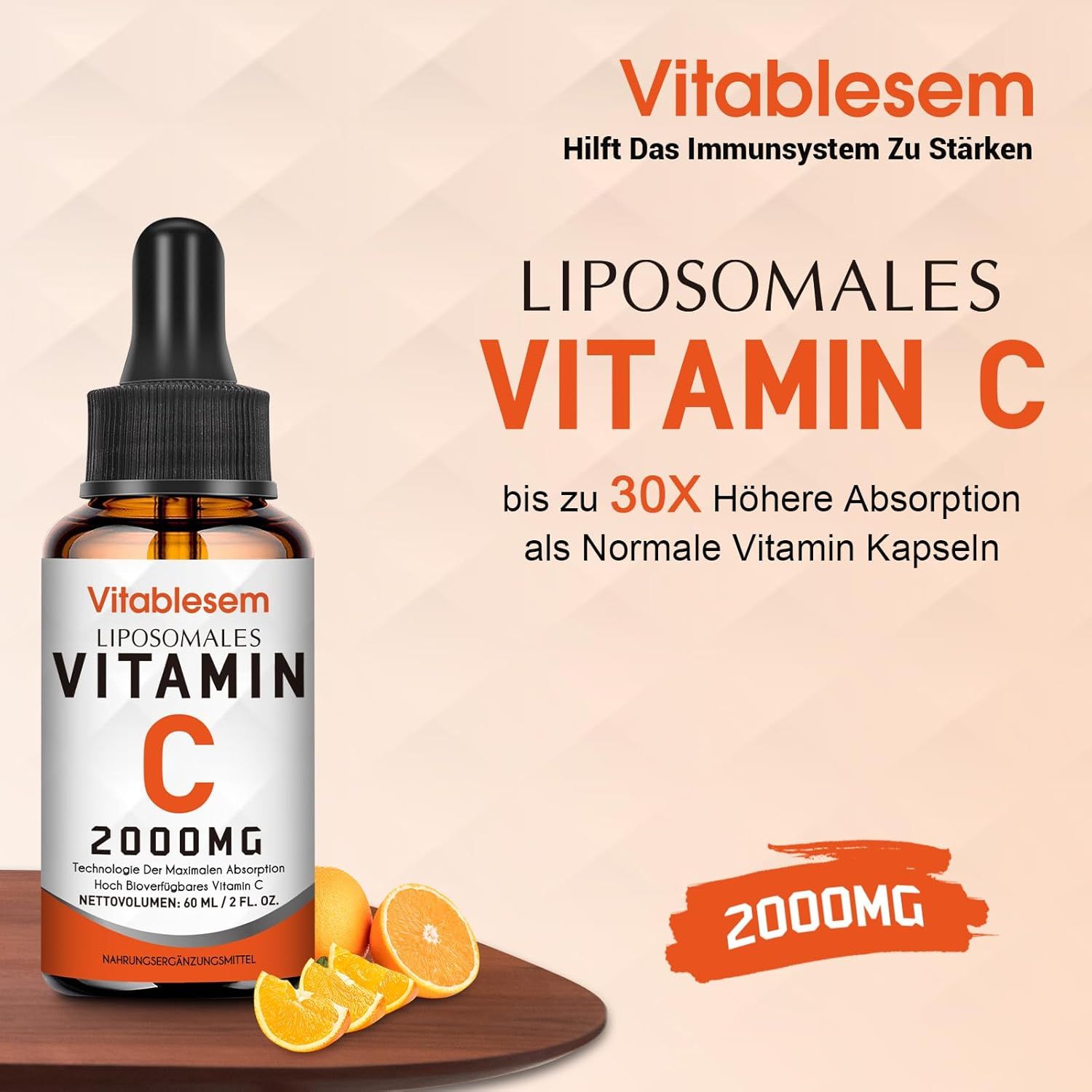 Vitablesem Liposomales Vitamin C Flüssig