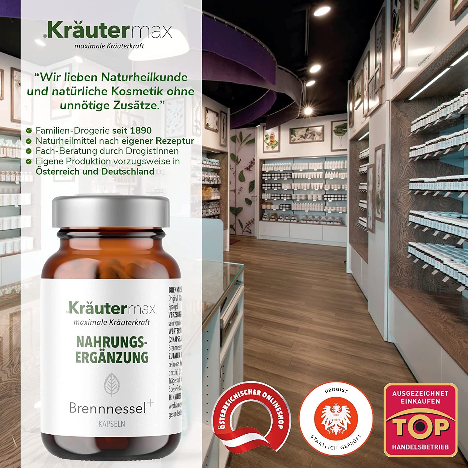 green line BRENNESSEL 500 mg EXTRAKT BIO 60 St - Shop Apotheke