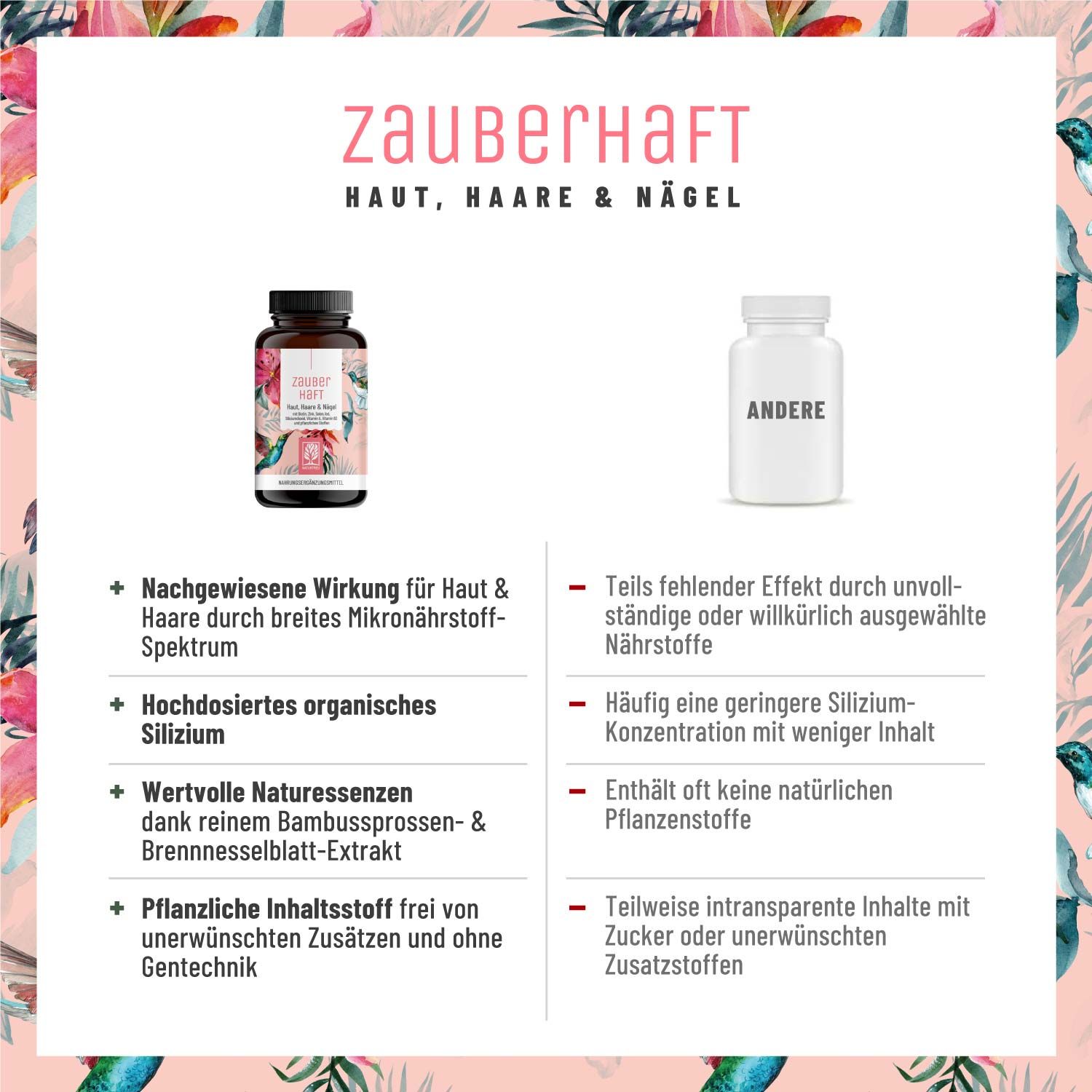 Beauty Komplex Haut, Haare und Nägel - Zauberhaft - NATURTREU®