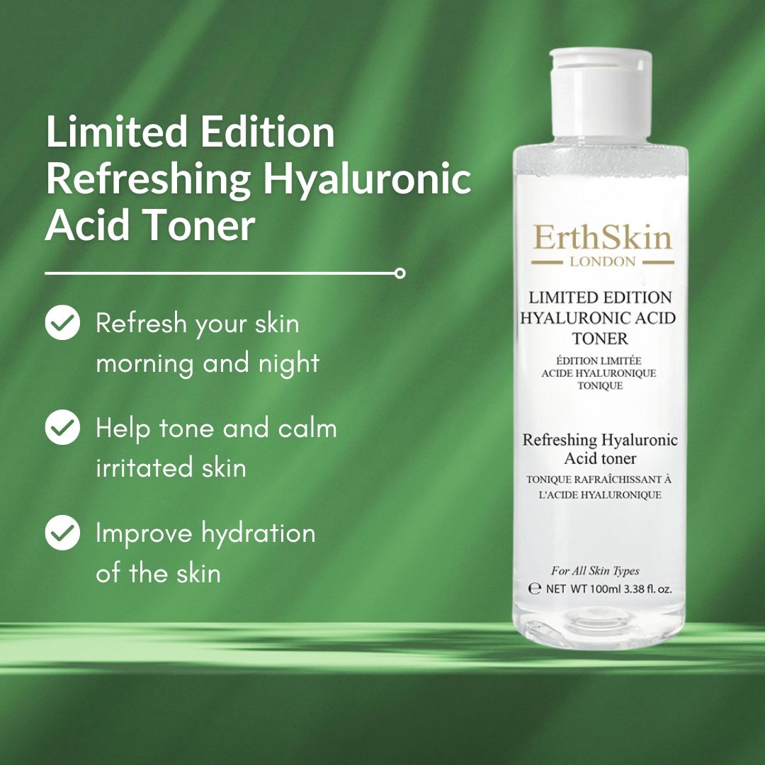 ErthSkin London Erfrischender Hyaluronsäure-Toner in limitierter Auflage