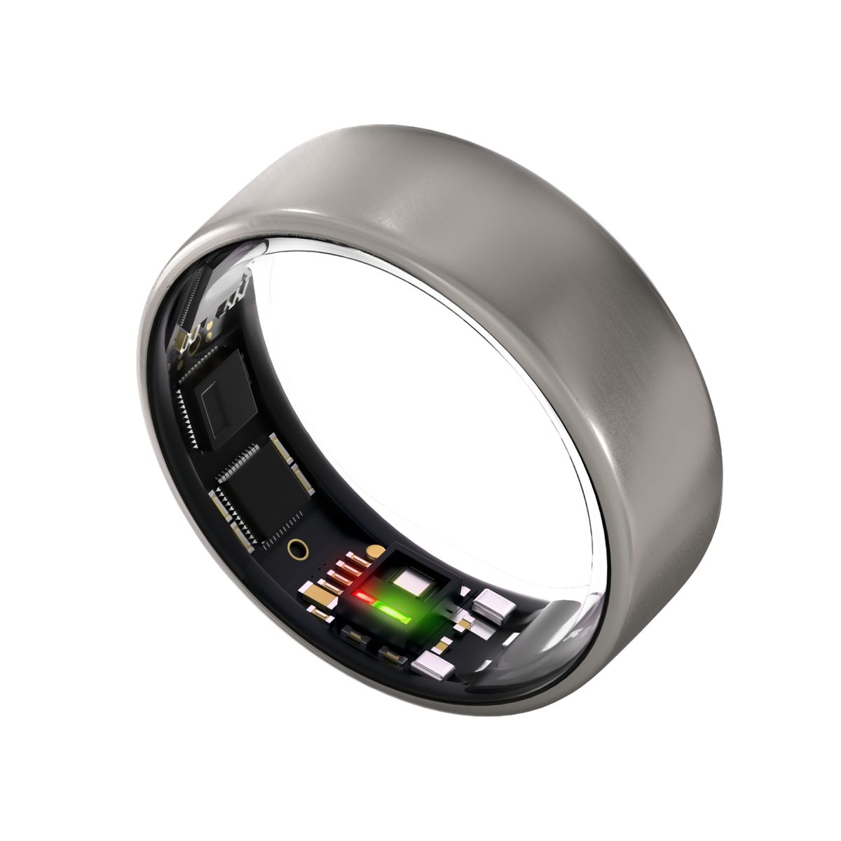Ultrahuman AIR Smart Ring, Raw Titanium- Größe 14