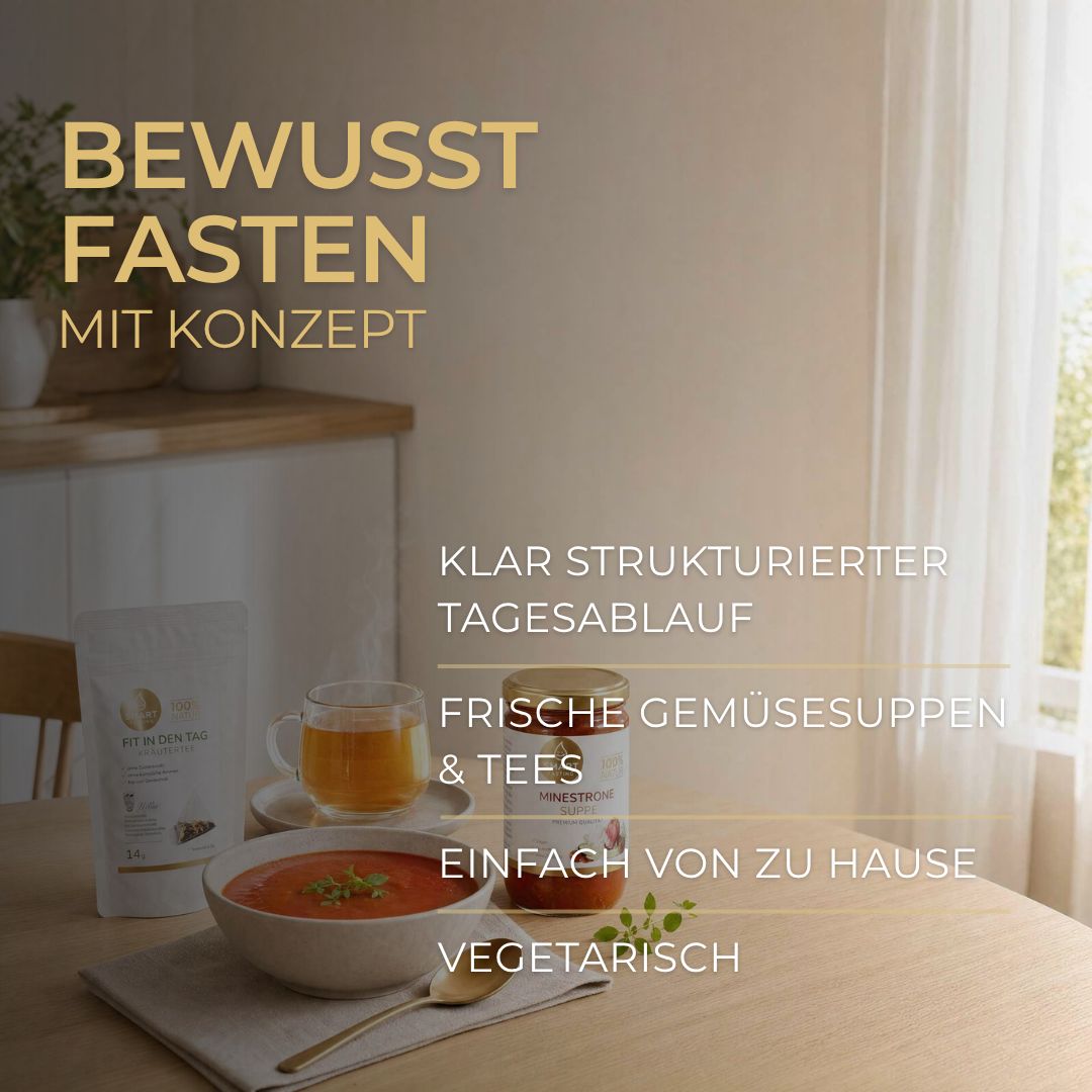 Smart Fasting®  1-Tages-Detox-Kur - DETOX ONE - vegan, natürlich - Fasten nach Buchinger