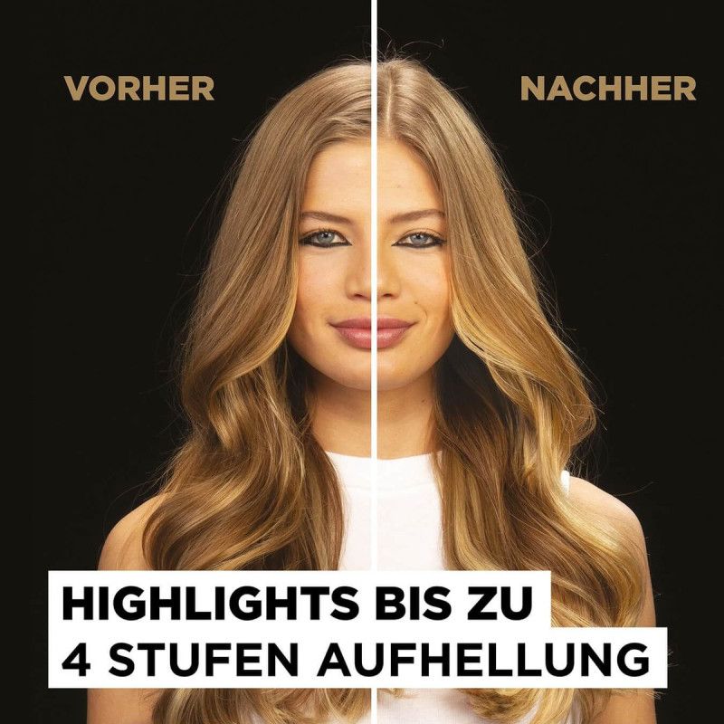 Garnier Olia Highlights Haarfarben-Set für blondes Haar, ohne Ammoniak.