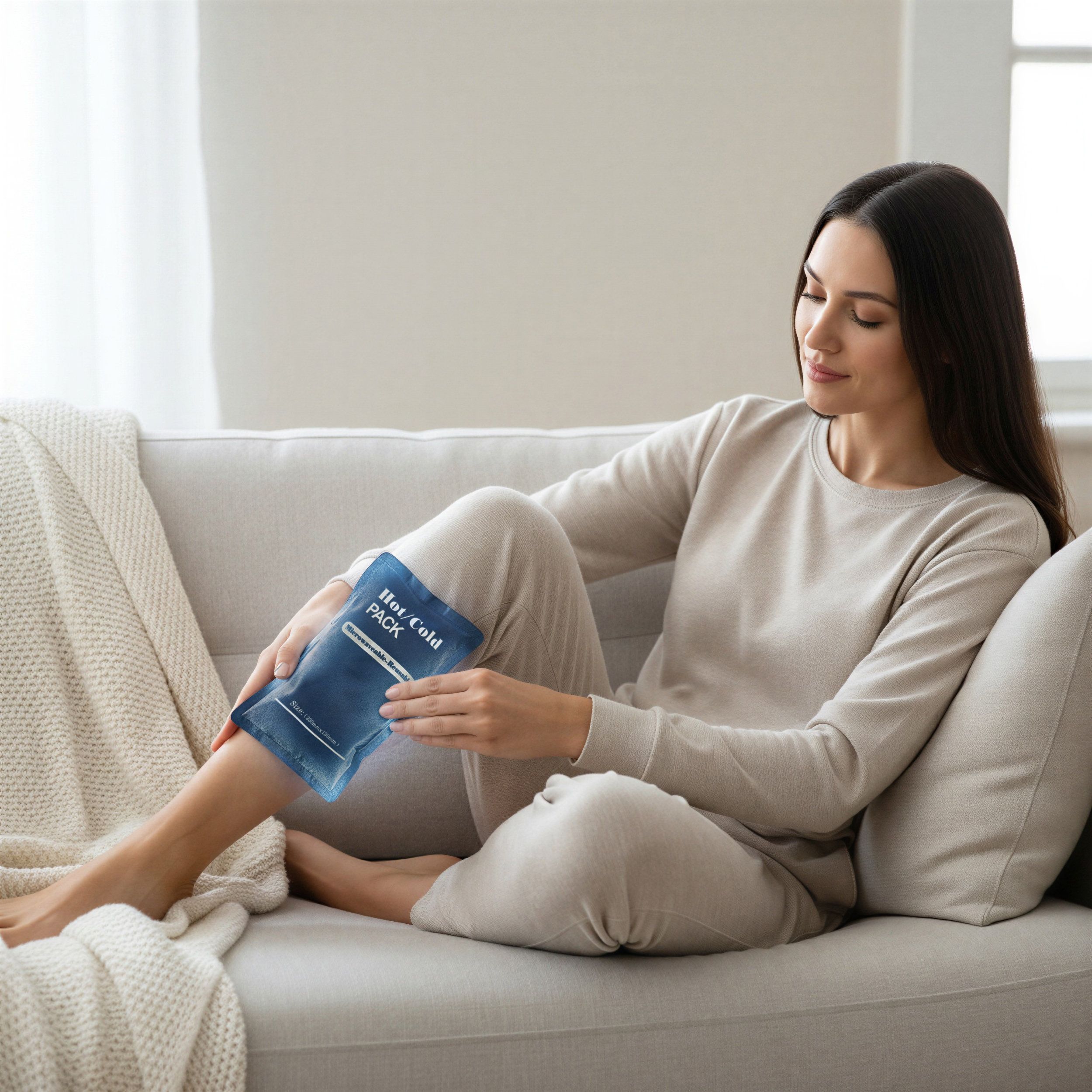 Wiederverwendbares Warm-/Kalt-Gelpack – Flexible Wärmekompresse, Entzündungen & Regeneration
