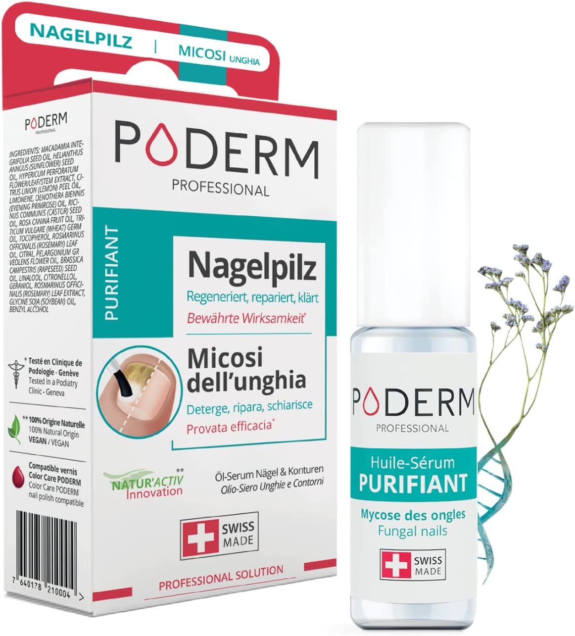 PODERM - NAGELPILZ-BEHANDLUNG Mit der Kraft antimykotischer, reparierender, reinigender