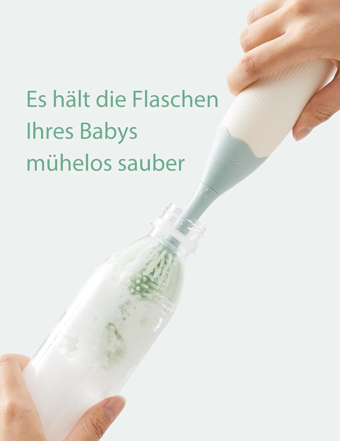 Momcozy Baby Flaschenbürste Set mit Druck-Schaumtechnologie