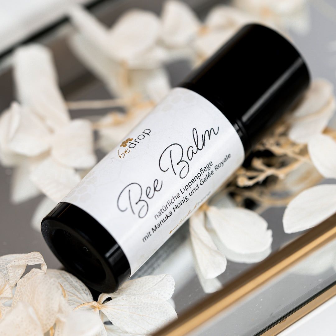 bedrop: Bee Balm - natürlicher Lippenpflegebalsam mit Manuka Honig, Gelée Royale & Retinol