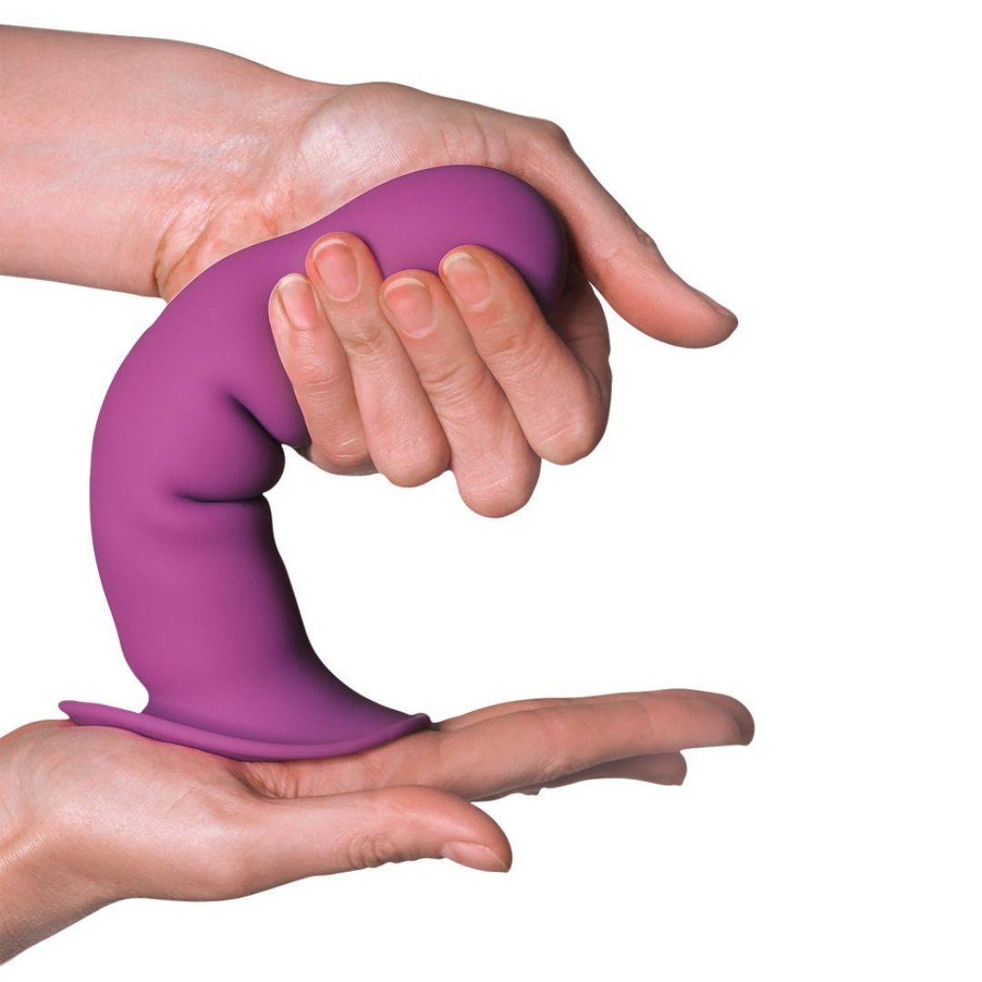 G-Punkt Vibrator „Hitsens 3 Vibe“ mit Saugfuß | 100% Silikon (Silexpan), 10 Modi | Adrien Lastic