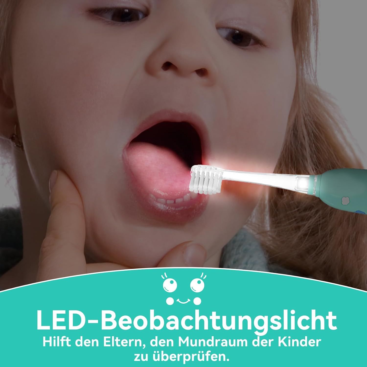 SEAGO Kinder-Schallzahnbürste SG-2139, blau