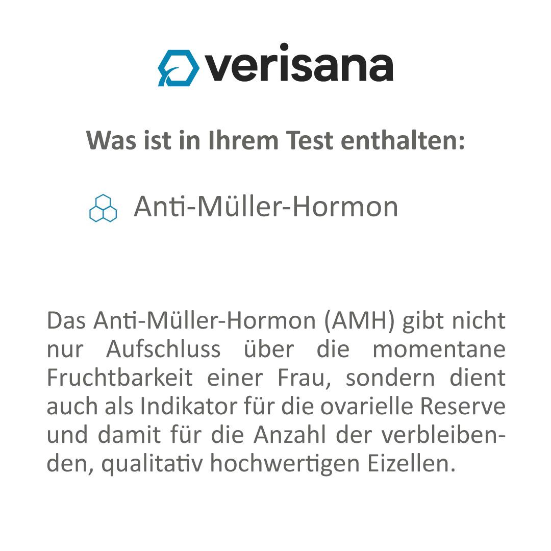 Verisana AMH Test für Frauen