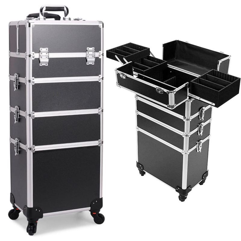 UNIQ XL Make-up/Nagel-Trolley 4-in-1 Classic - Schwarz