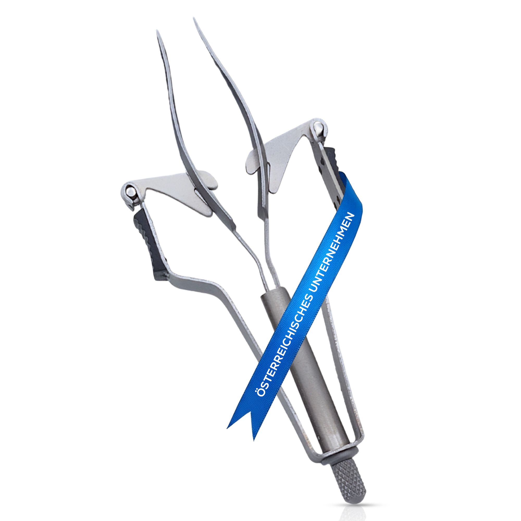 REMOS Pinzette Automatik - Augenbrauenzupfer mit Verstellmechanismus und ergonomischem Griff - Präzi