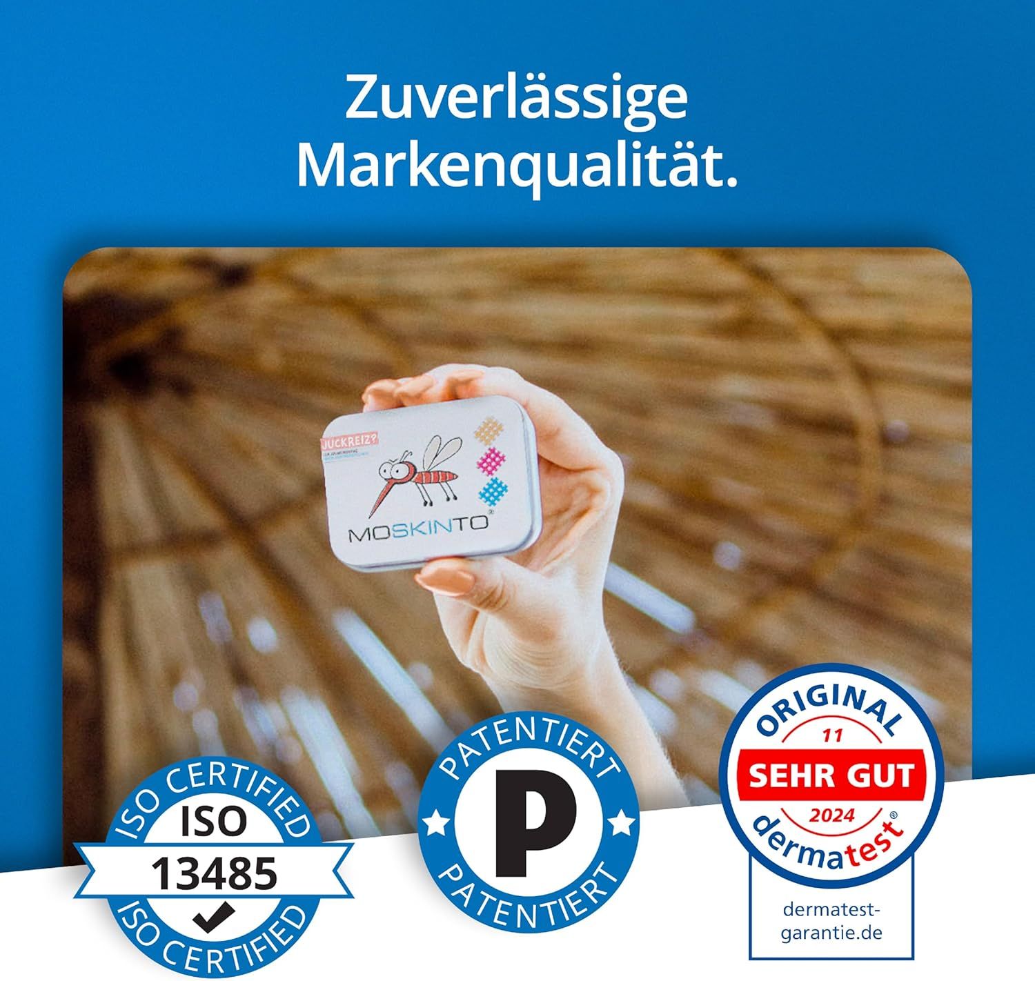 Moskinto Mückenpflaster für Kinder und Erwachsene