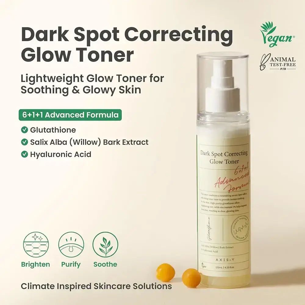 AXIS-Y 6+1+1 Dark Spot Correcting Glow Toner Gesichtsbifazik Korrigiert Pigmentflecken und stellt
