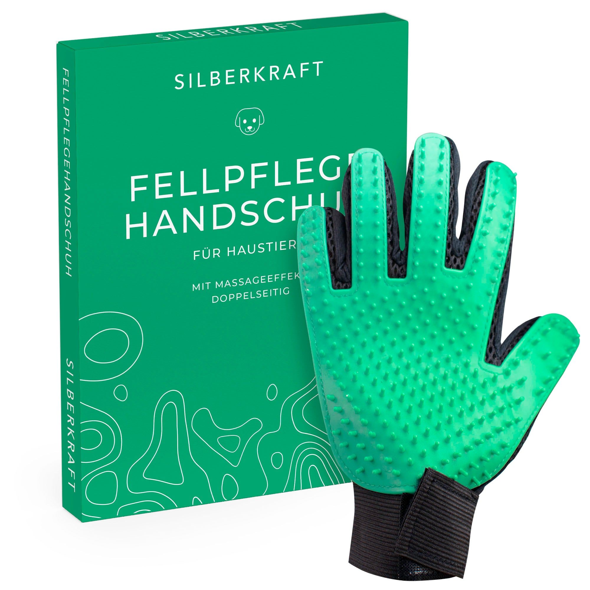 SILBERKRAFT Fellpflegehandschuh