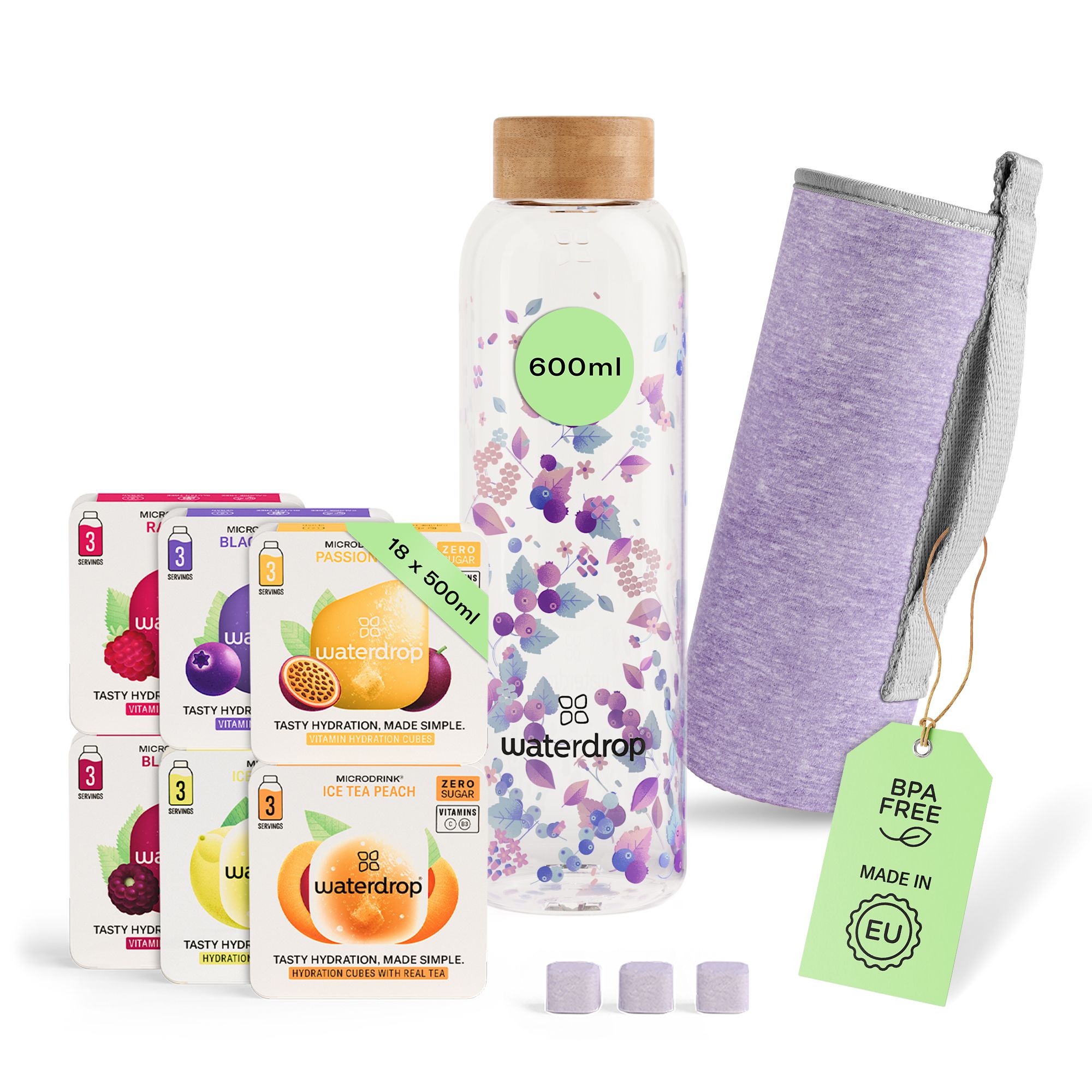 waterdrop® Starterset Glas