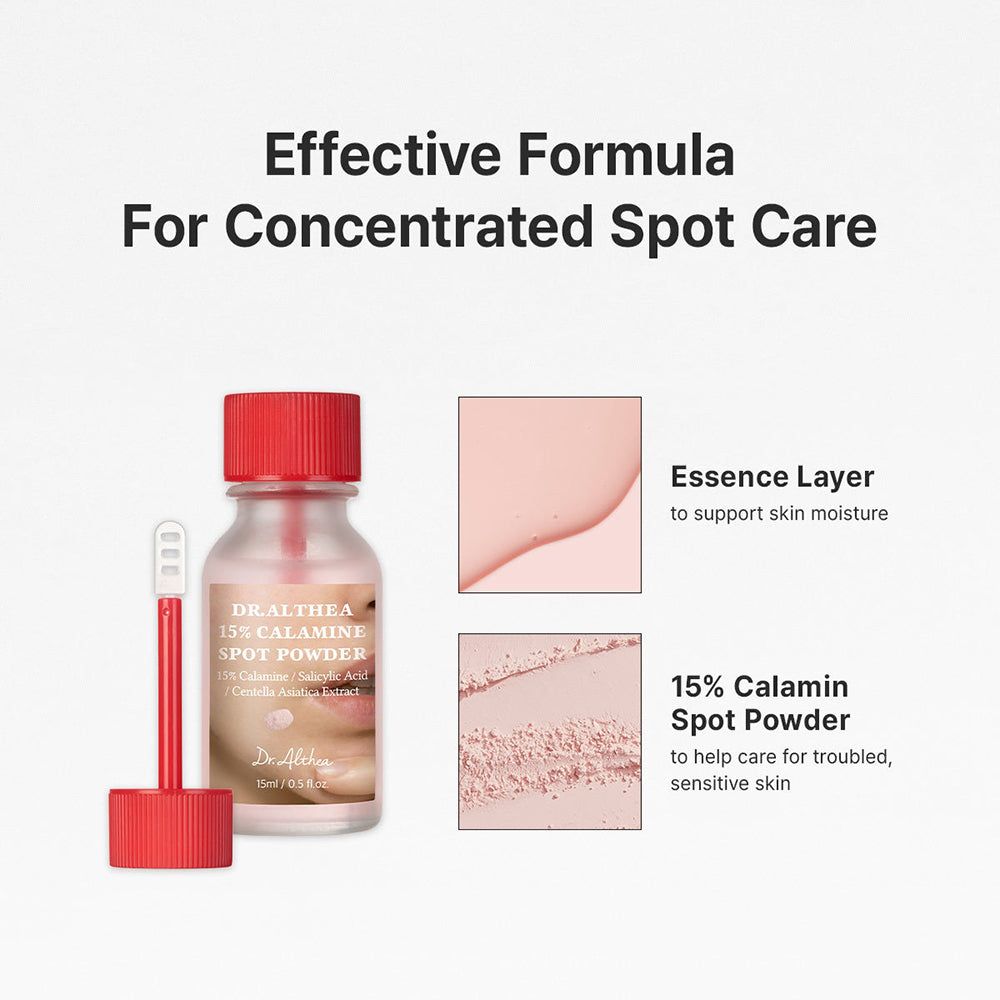 Dr. Althea 15% Calamine Spot Powder Anti-Pickel-Behandlung