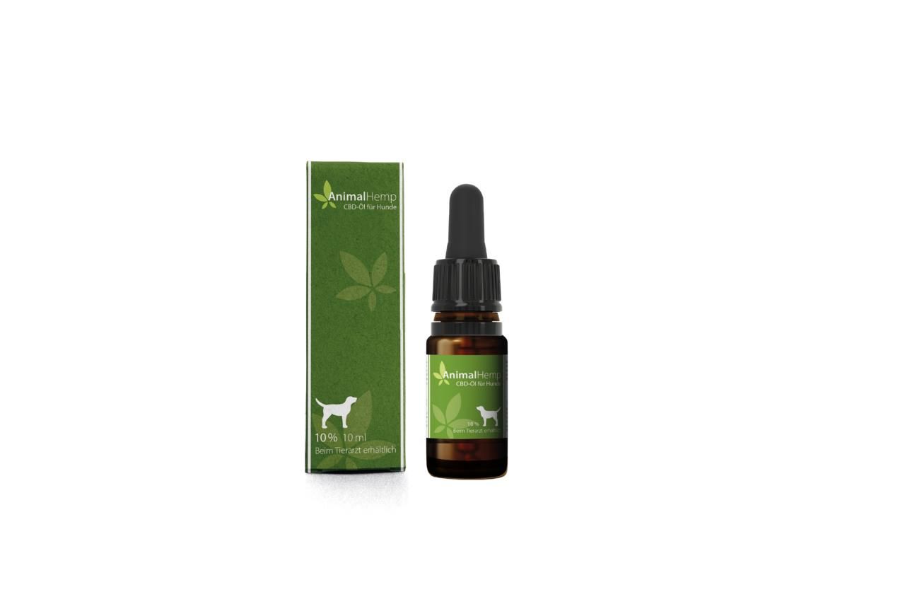 AnimalHemp CBD-Öl 10 % Pflegeöl für Hunde