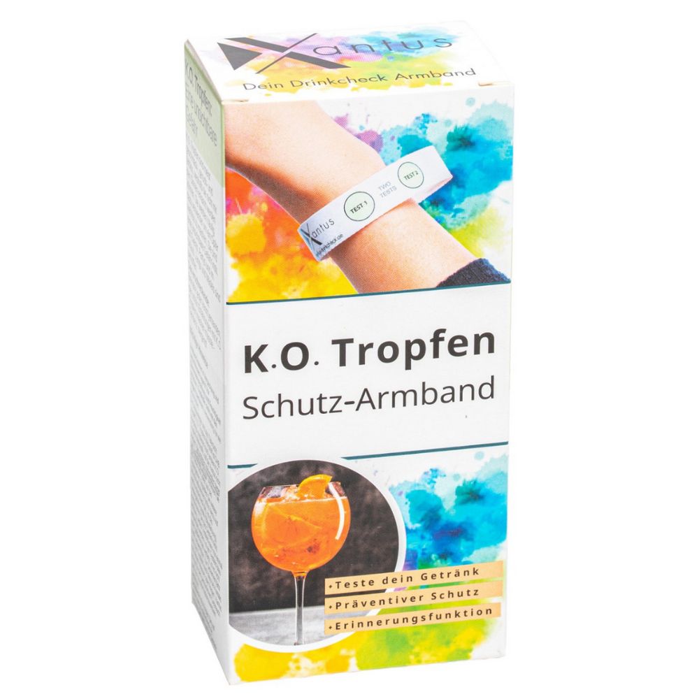 Xantus K.O. Tropfen Schnelltest Schutz Armband