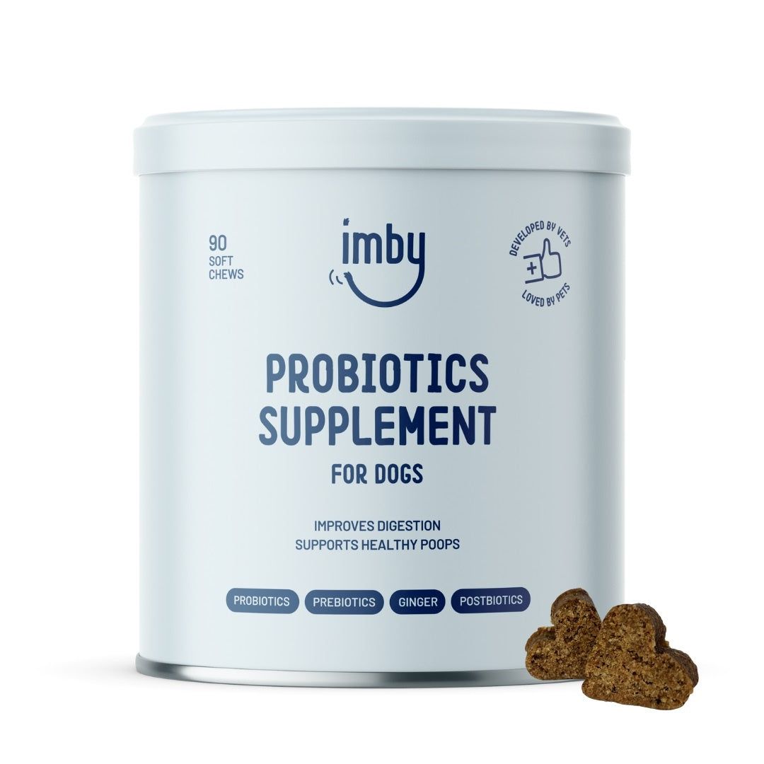 Imby Probiotika Supplement: 12mm weiche Kausnacks, leicht zu teilen.