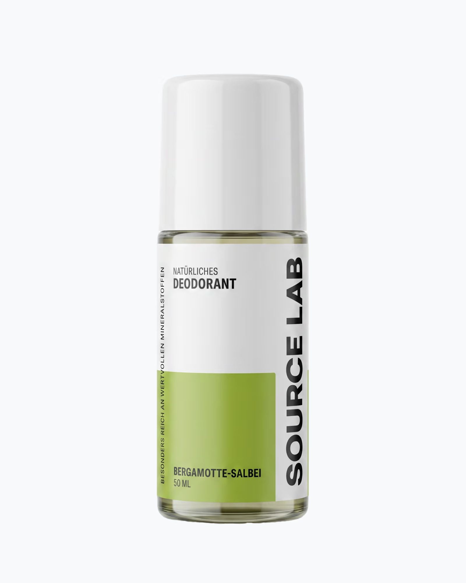 SOURCE LAB Natürliches Deo Roll-on Bergamotte & Salbei, 50ml.