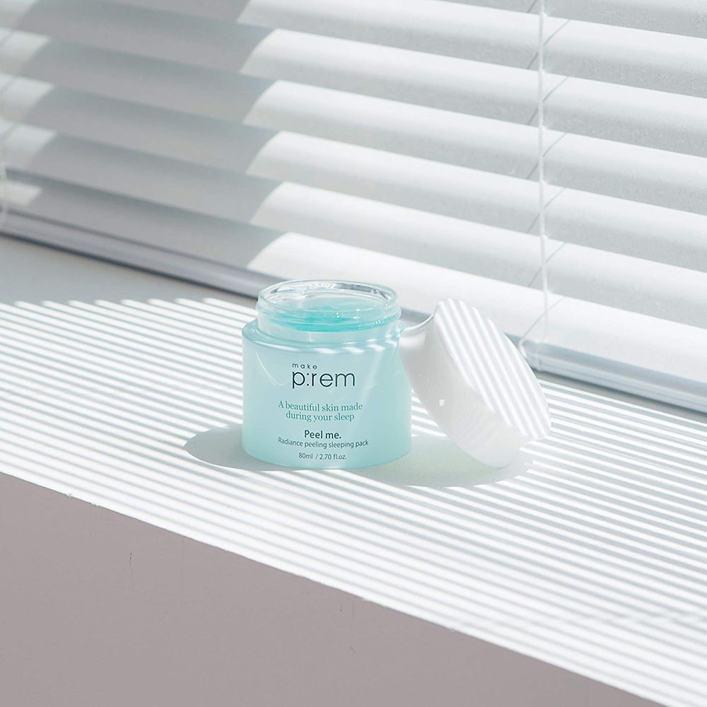 MAKE P:REM Peel me. Radiance sleeping pack Peeling