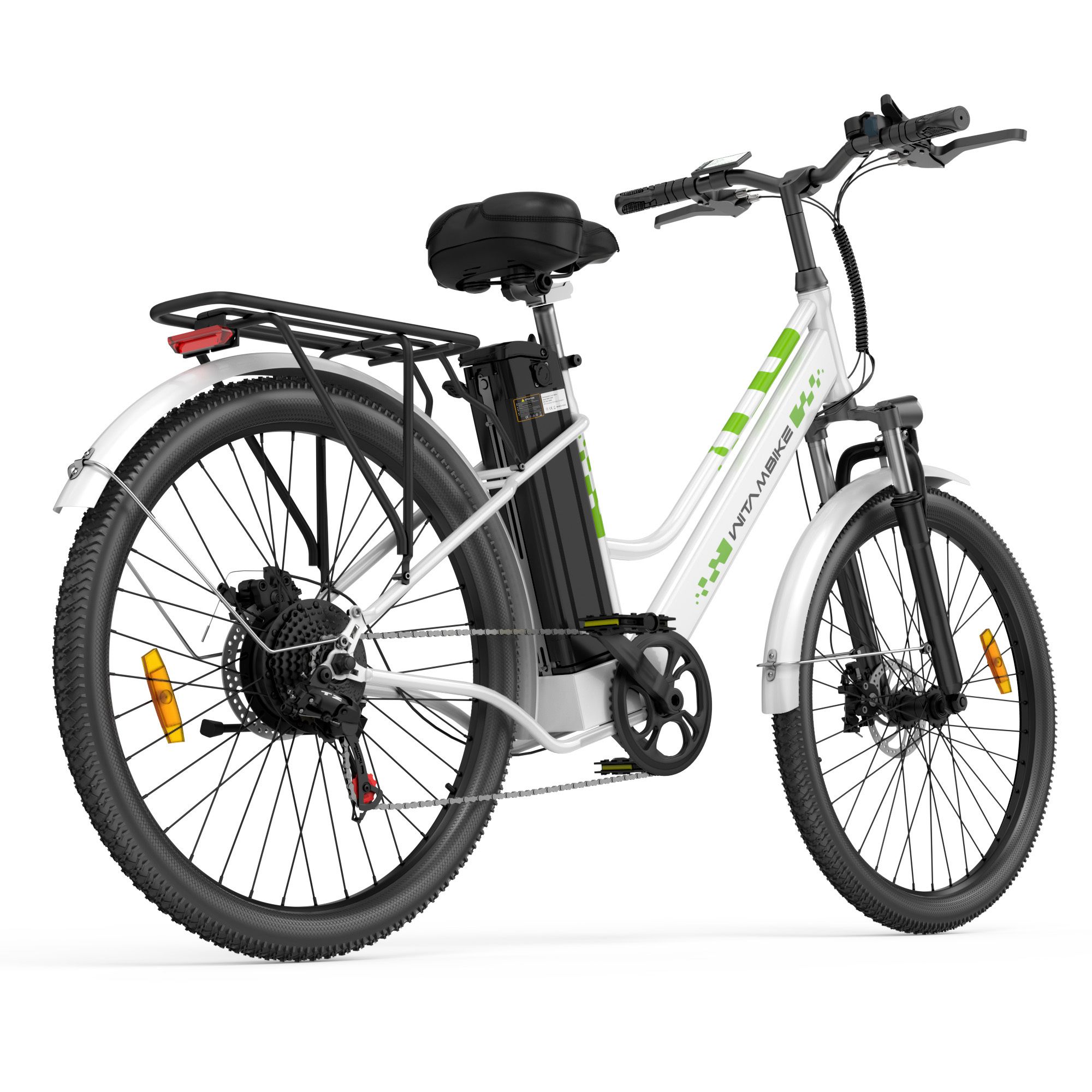 WITAMBIKE C26 E-Bike für Pendler, 36V 15Ah herausnehmbarer Akku