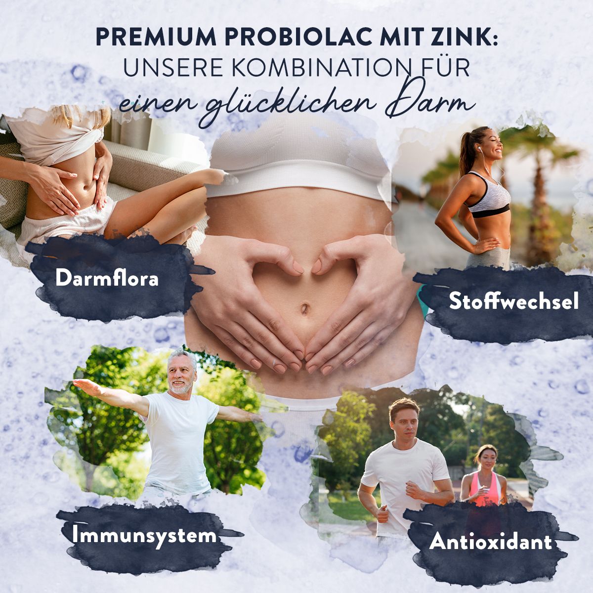 Aavalabs Premium Probiolac mit Zink: Darmflora, Stoffwechsel, Immunsystem, Antioxidans.