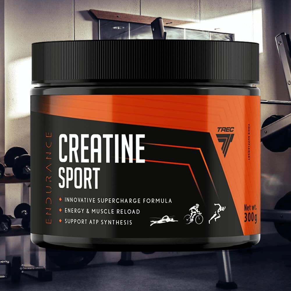 Dose Kreatin Sport, 300g. Innovative Supercharge Formel.