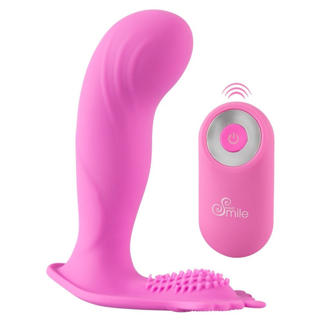 Vibrator „RC G-Spot Panty Vibe“ | 10 Vibrationsmodi, im Slip tragbar | Sweet Smile