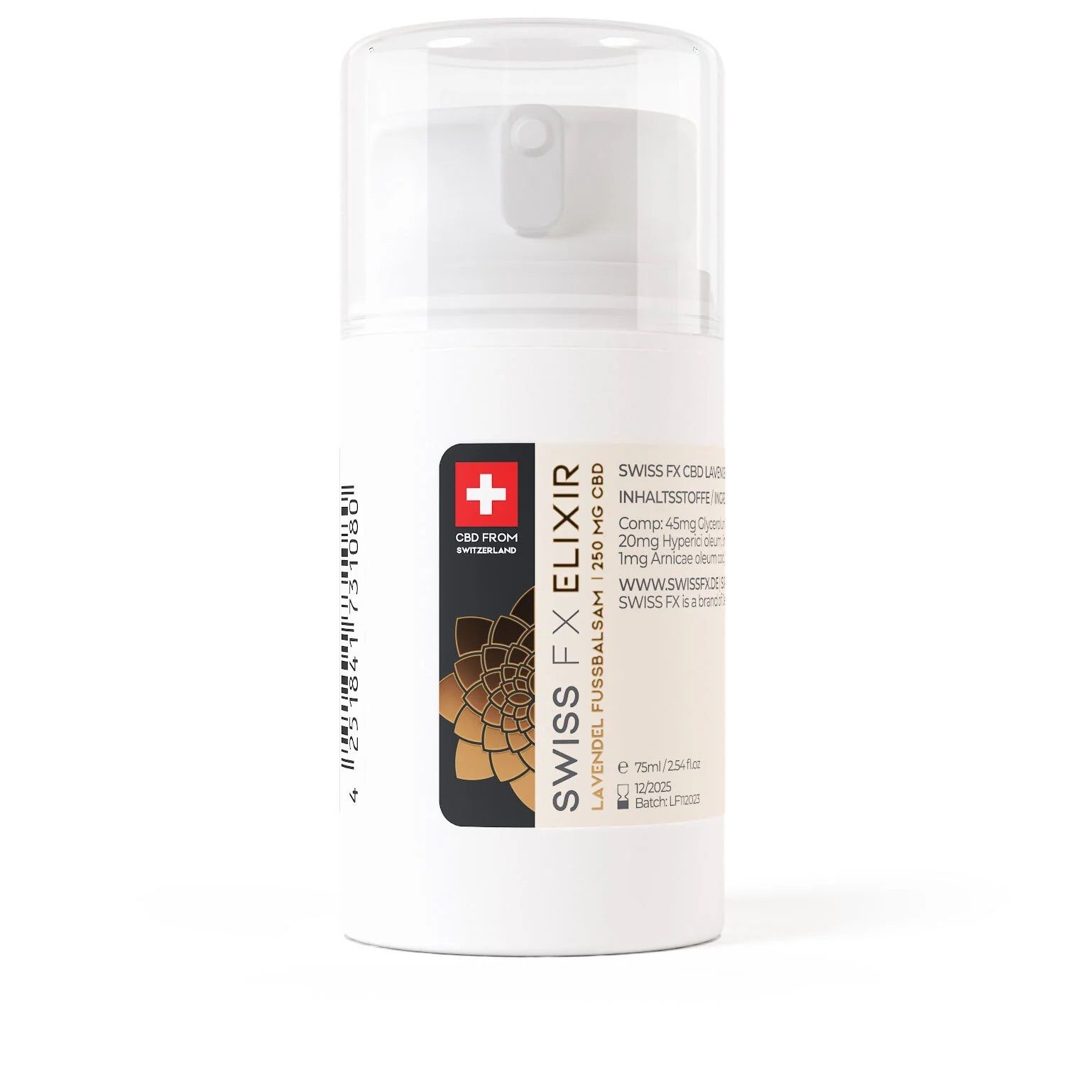 SWISS FX CBD Fussbalsam mit Lavendel