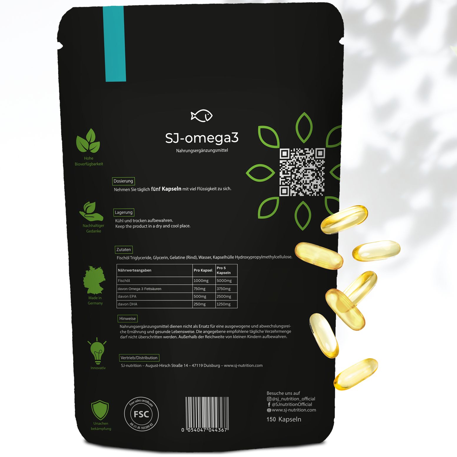 SJ-nutrition® SJ-omega3 Triglyceride