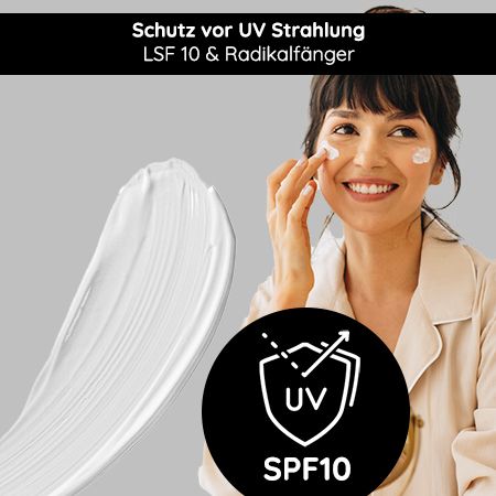 RAU Cosmetics Hyaluron Cream SPF 10 Tagescreme mit Lichtschutzfaktor 10 gegen Falten