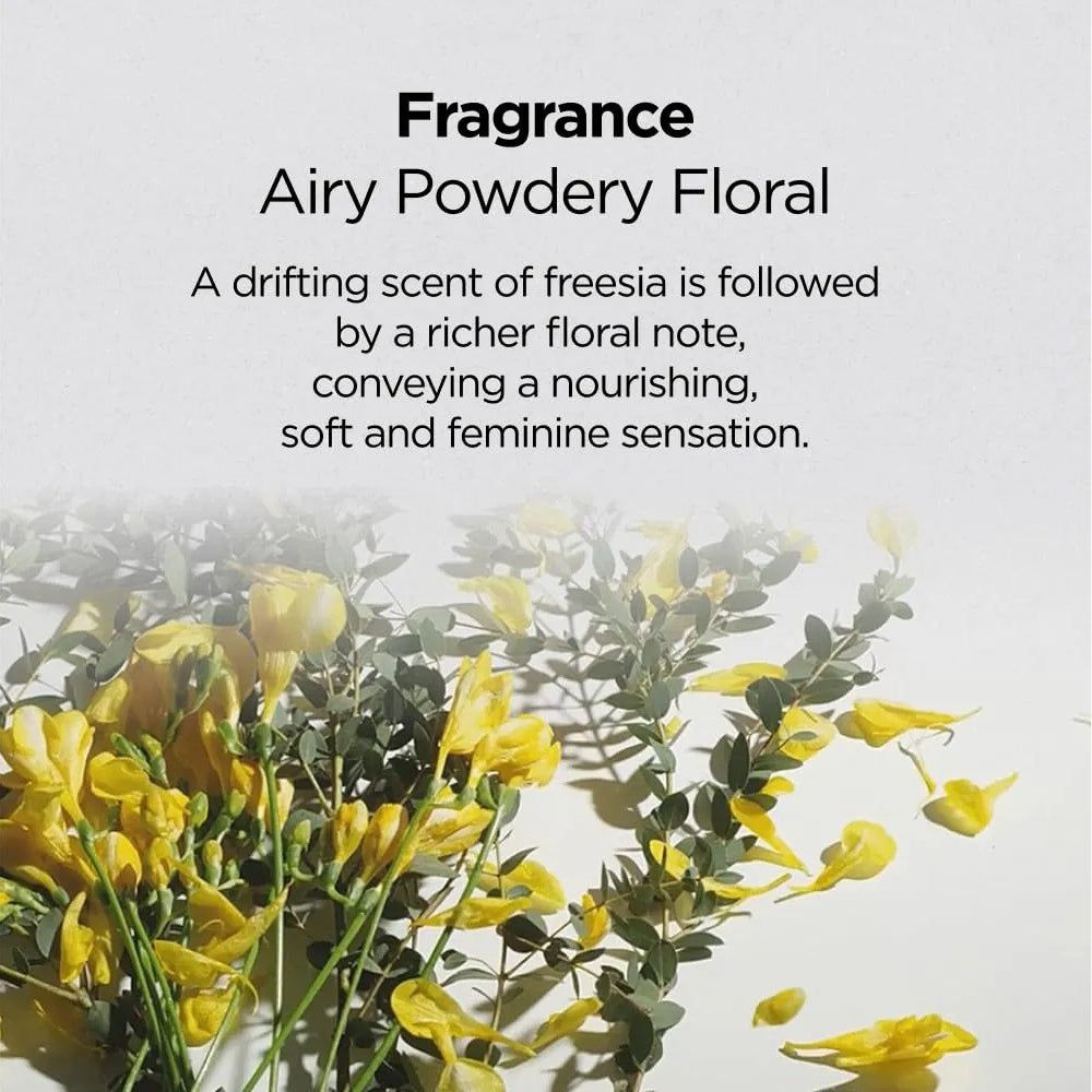 AYUNCHE PRO Deep Repairing Cream: Duftbeschreibung mit gelben Blumen.