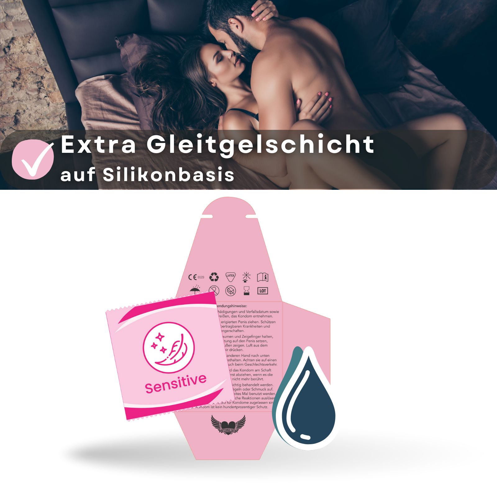 Lovelyness - Kondome Sensitiv Gefühlsecht extra Dünn