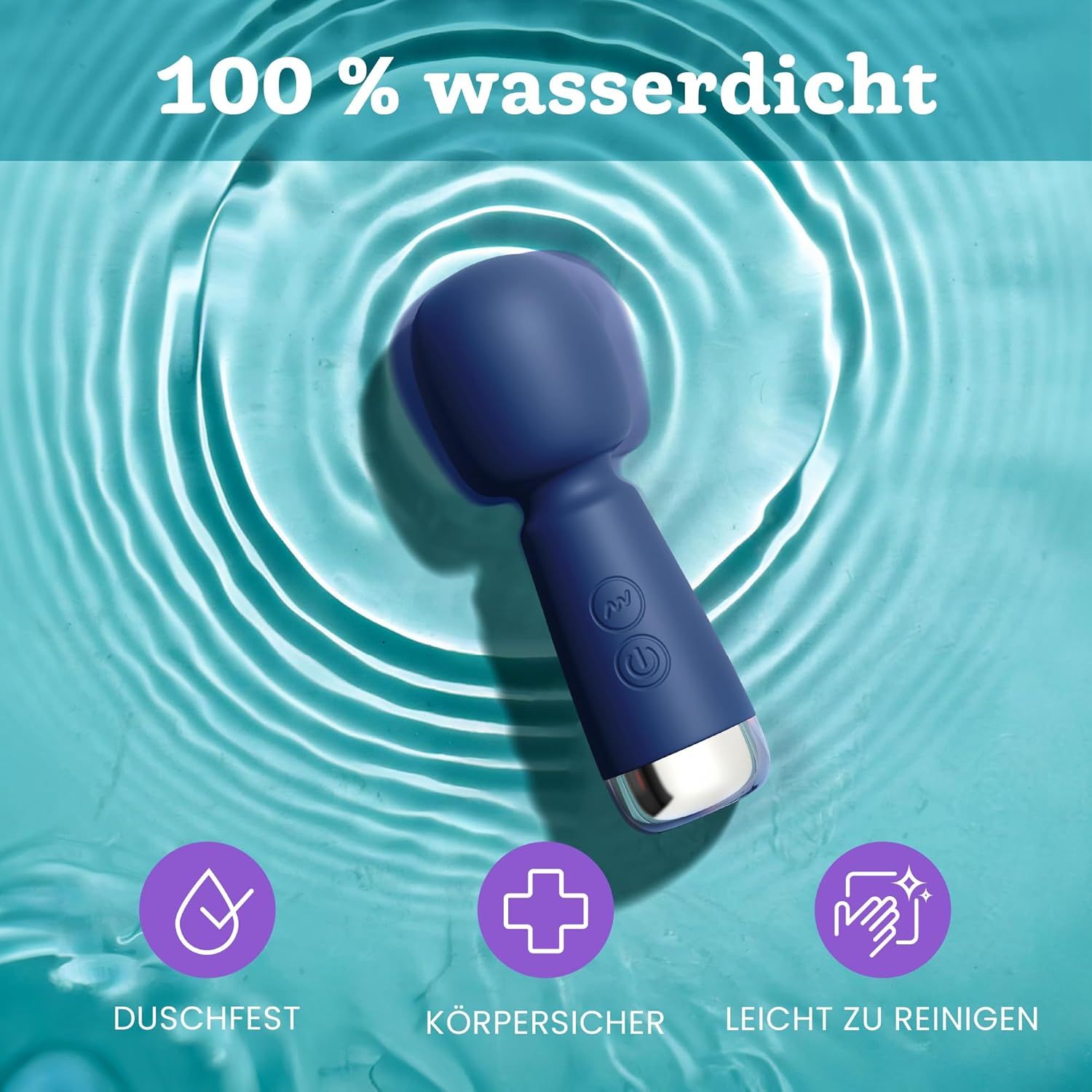 Oliver James Bullet Mini Vibrator Blau