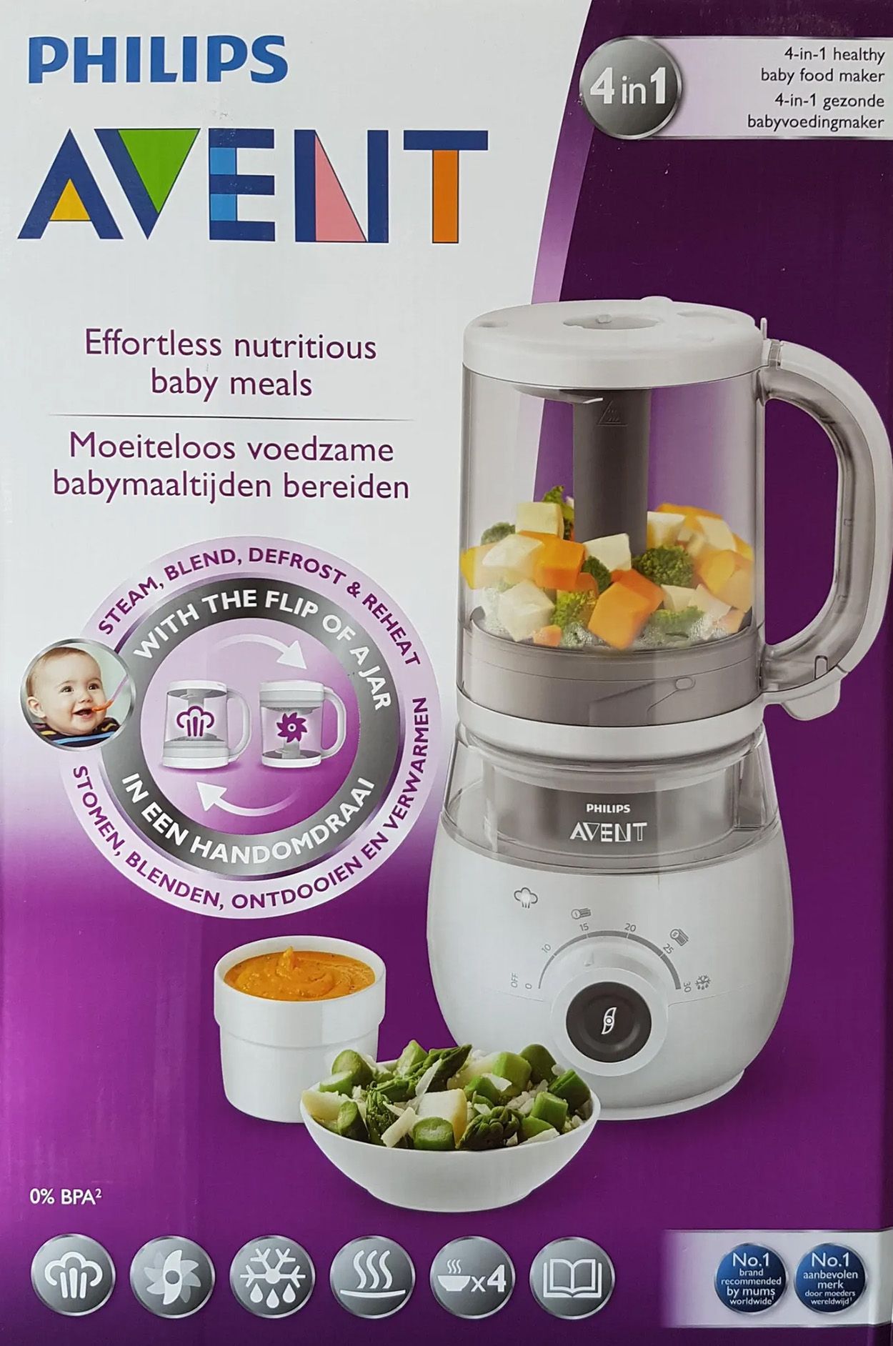 Philips AVENT SCF 883/01 BABYNAHRUNGSZUBEREITER Babynahrungszubereiter