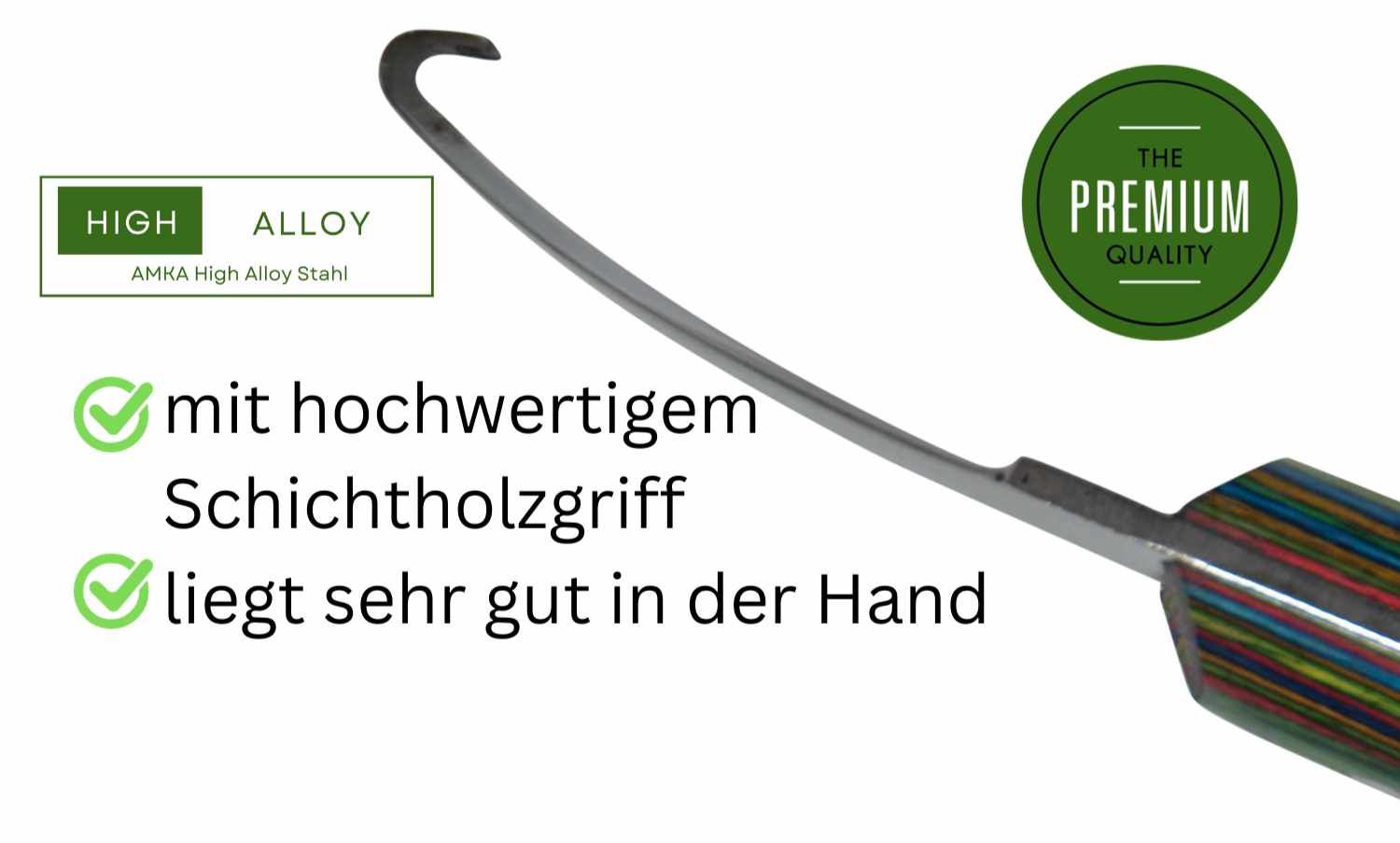 AMKA PRO HAS Hufmesser rechtsschneidend