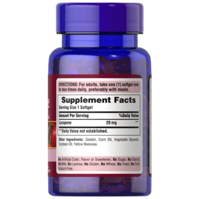 Puritan's Pride Lycopin 20 mg