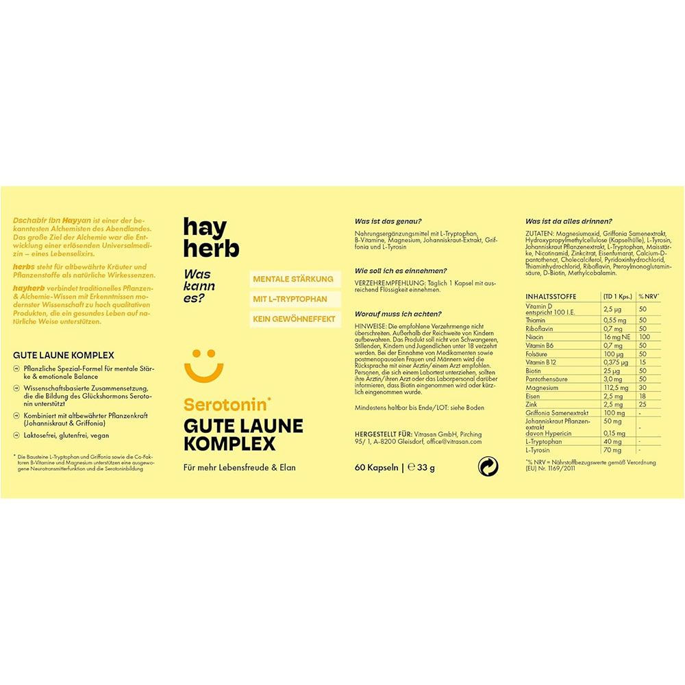 hay herb Gute Laune Komplex Kapseln