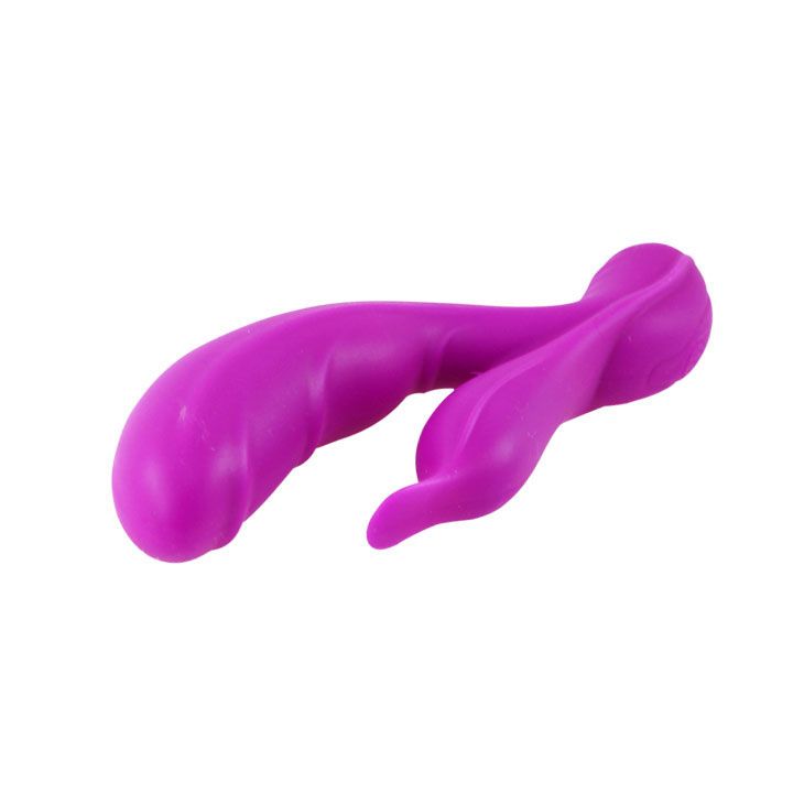 Lila Massager mit geschwungener Form.