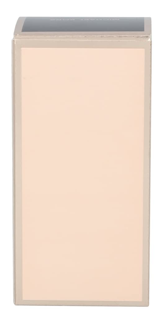 Verpackung für Parfüm. Aufschrift: MICHAEL KORS Gorgeous!. Rosa- und goldfarbene Verpackung.