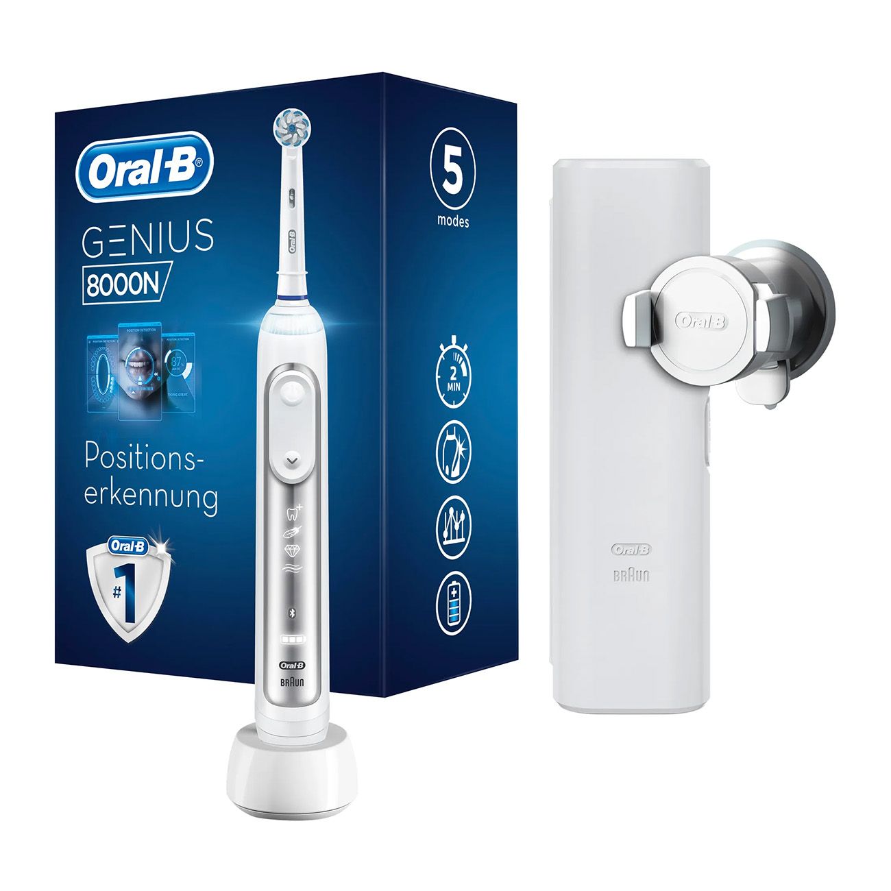 Oral-B Genius 8000N Elektrische Zahnbürste