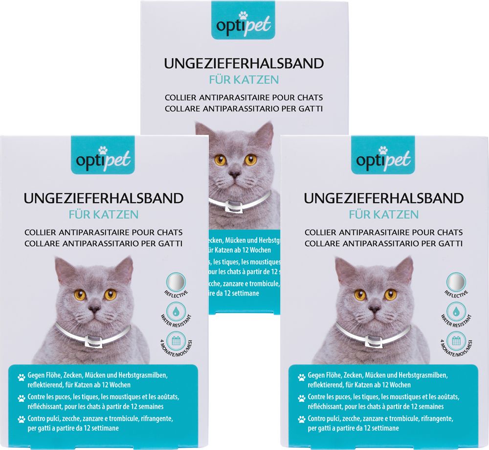 OptiPet Ungezieferhalsband für Katzen