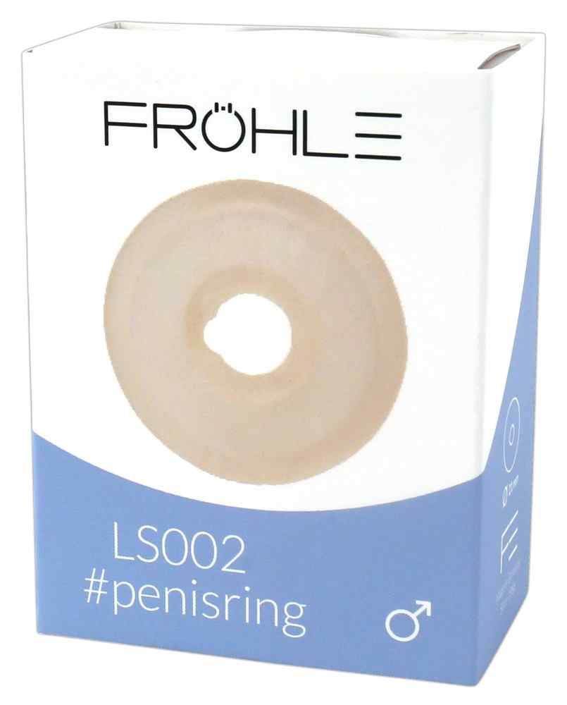 Fröhle LS002 Penisring 21 mm auf Verpackung.