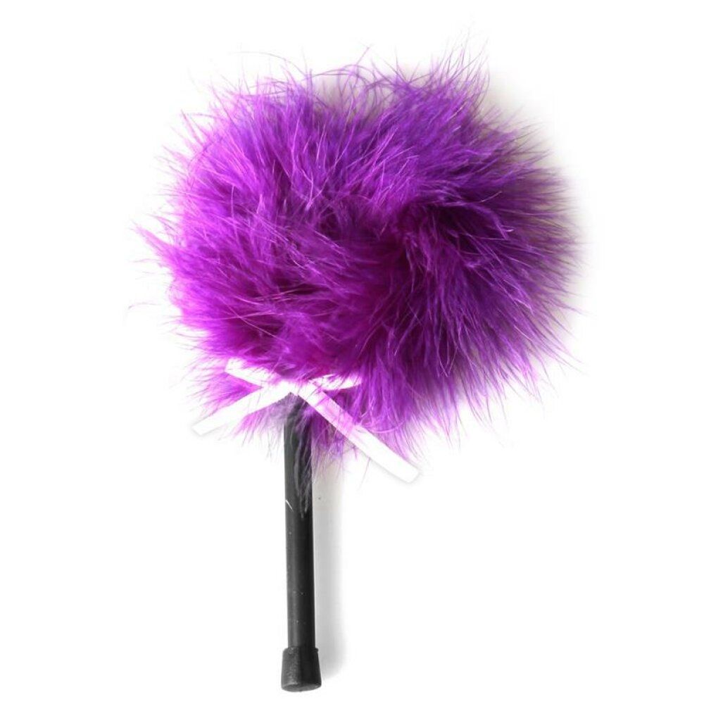 Secretplay pink purple marabou duster