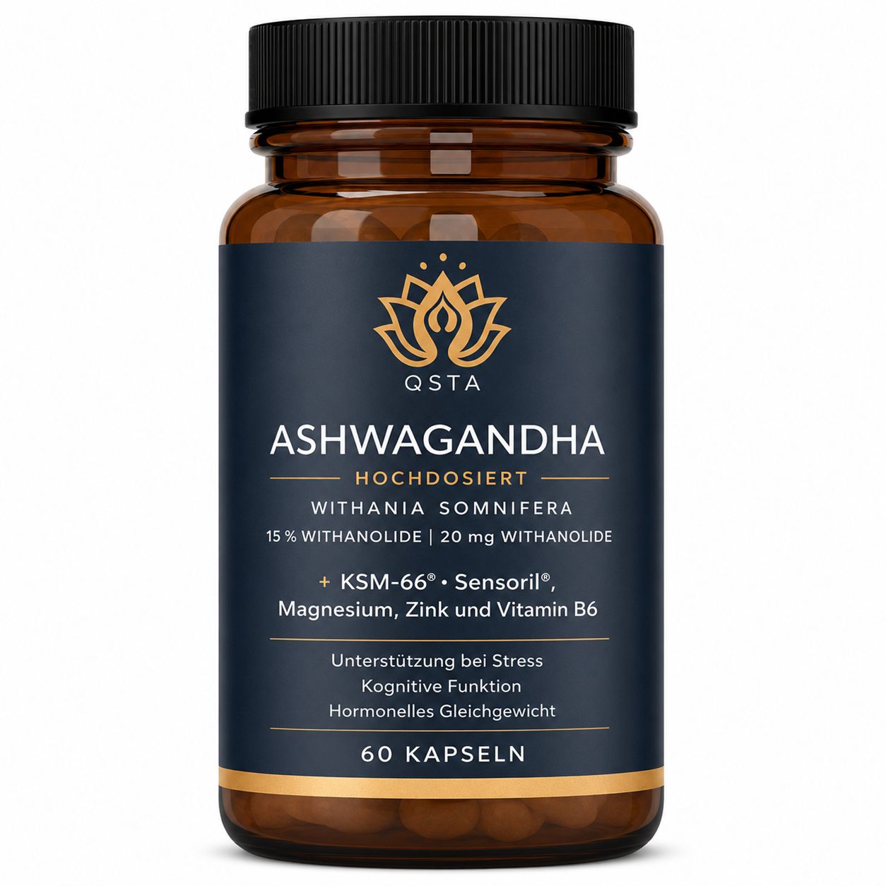 QSTA  Ashwagandha KSM-66 Kapseln